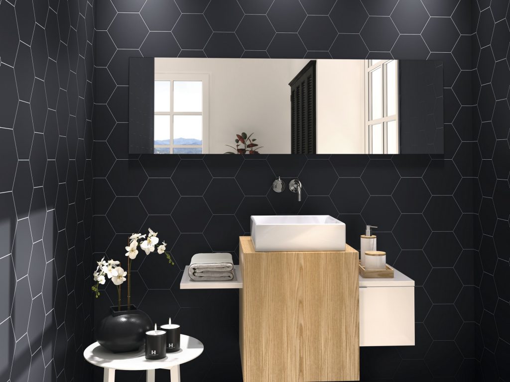 Carrelages hexagonaux