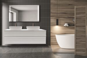 vasque-Gray-wooden-bathroom