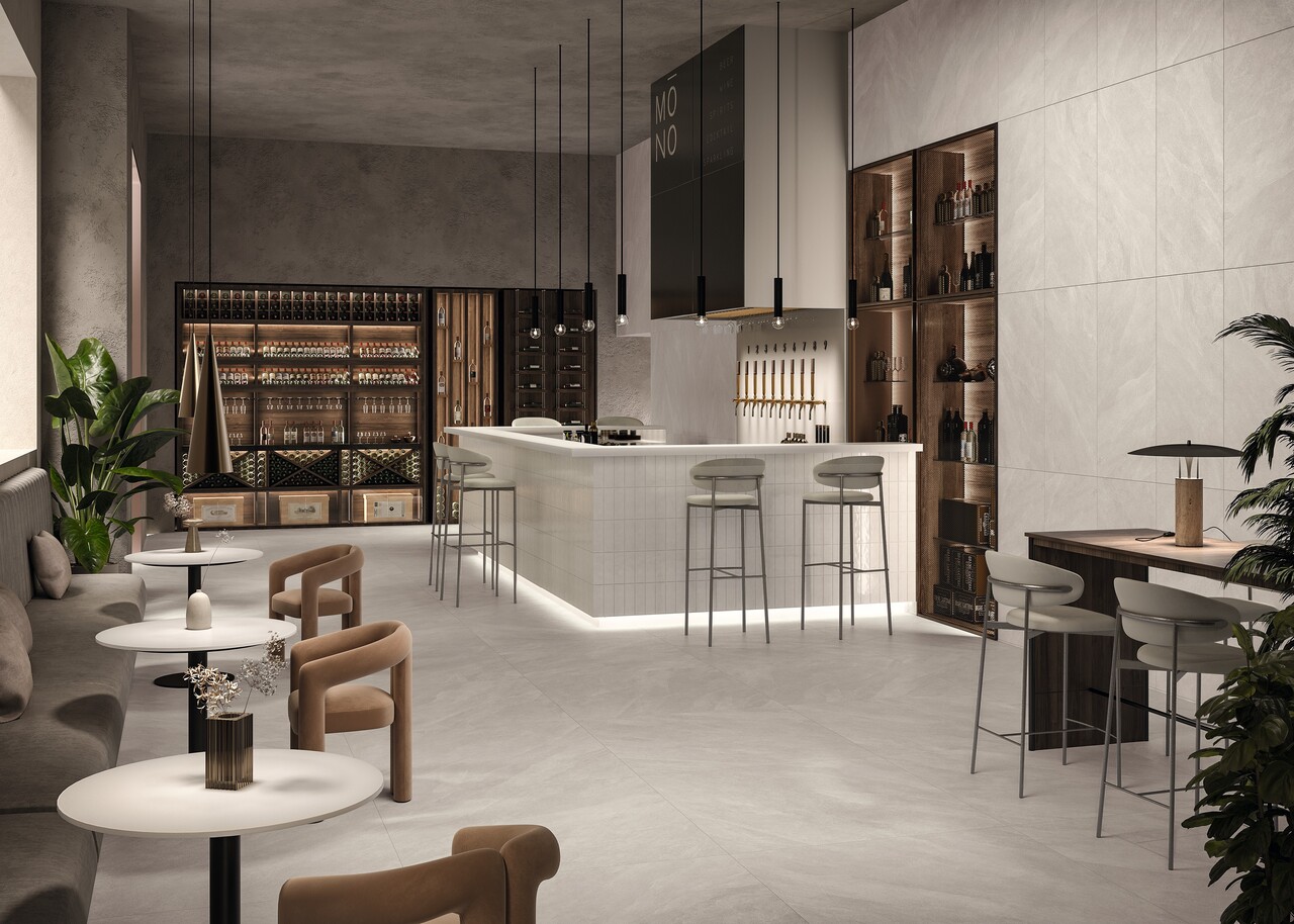 Le charme de la pierre, la praticité du grès cérame