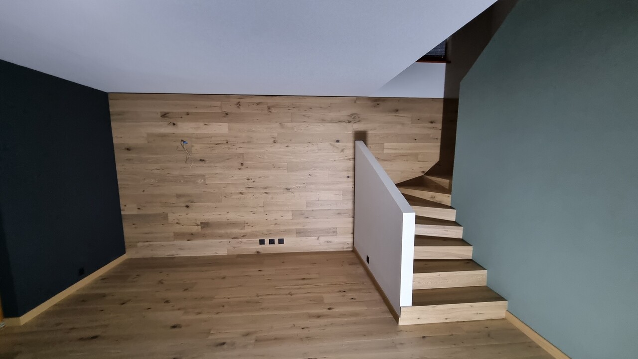 Villa contemporaine en Valais central – Pièces à vivre (Valais central)