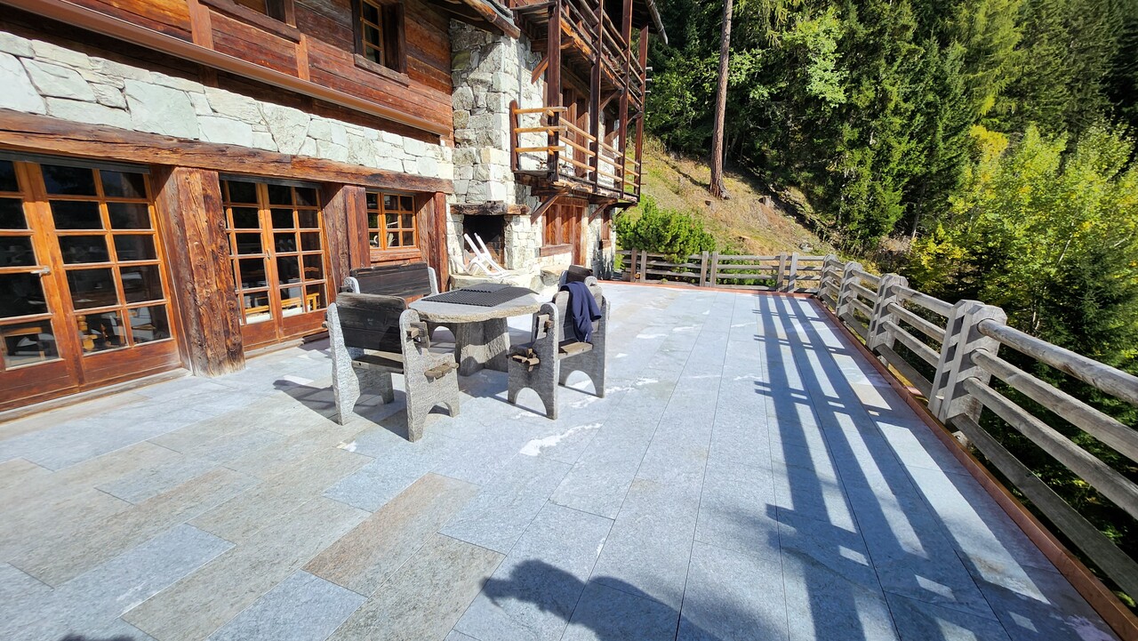 Chalet en Valais – Terrasse (Val de Bagnes)