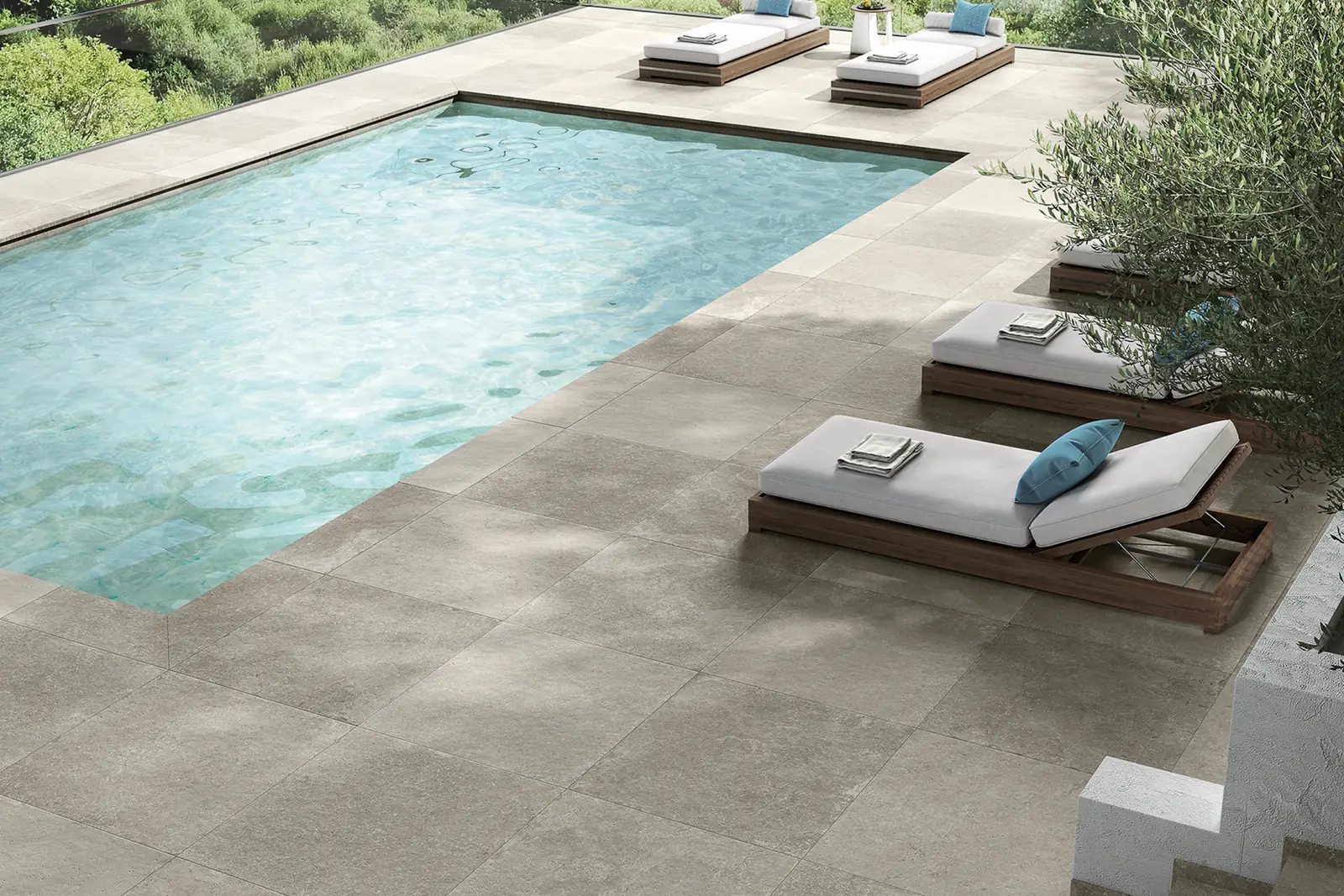 Dehors : terrasse, balcon, bord de piscine