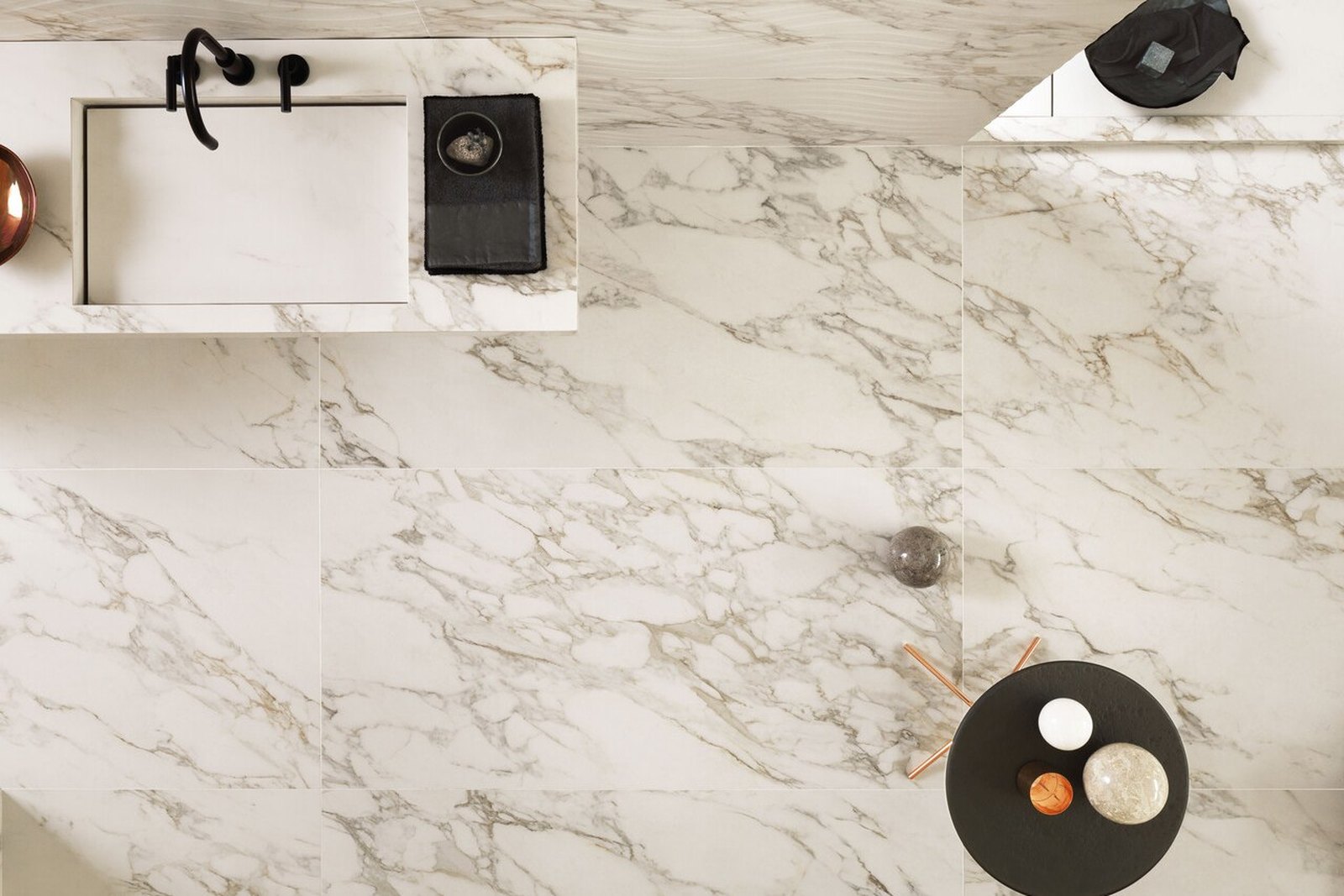 Carrelage effet marbre : le charme intemporel