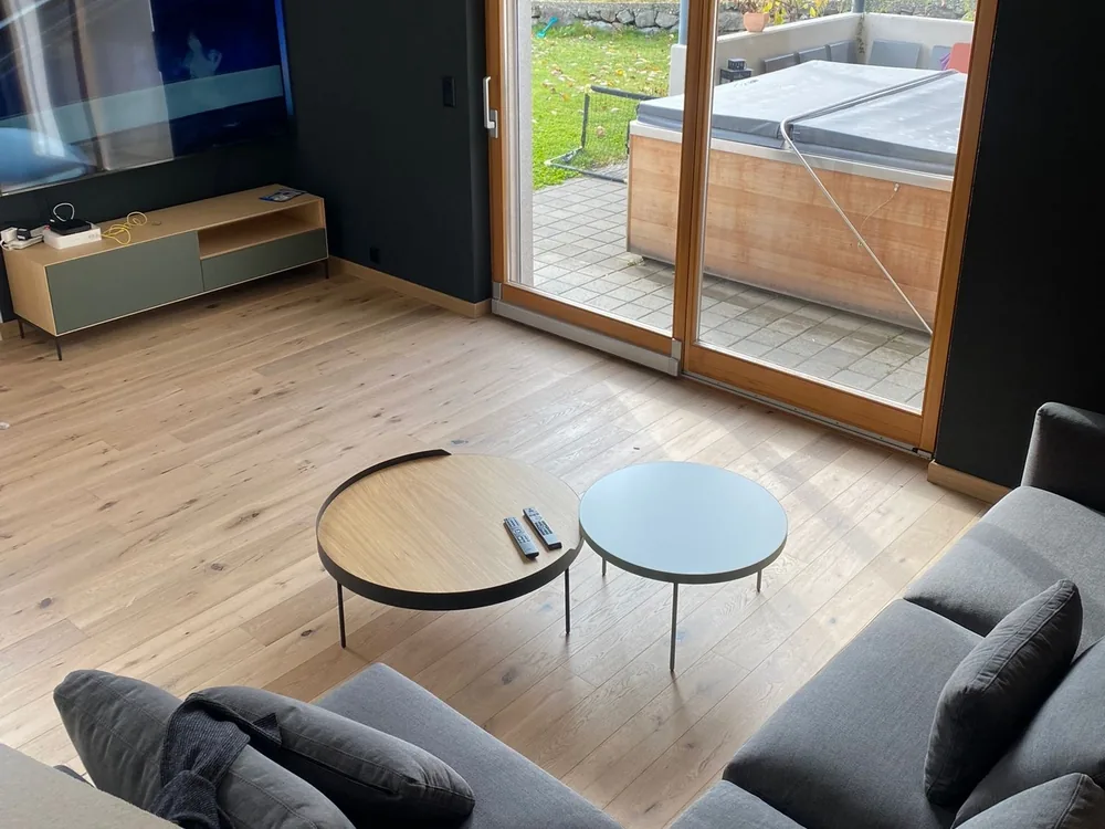 Villa contemporaine en Valais central – Pièces à vivre (Valais central)